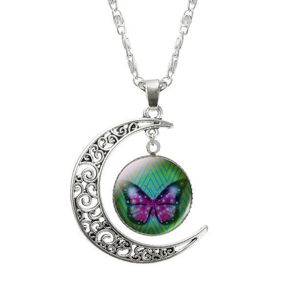 Moon Butterfly Necklace