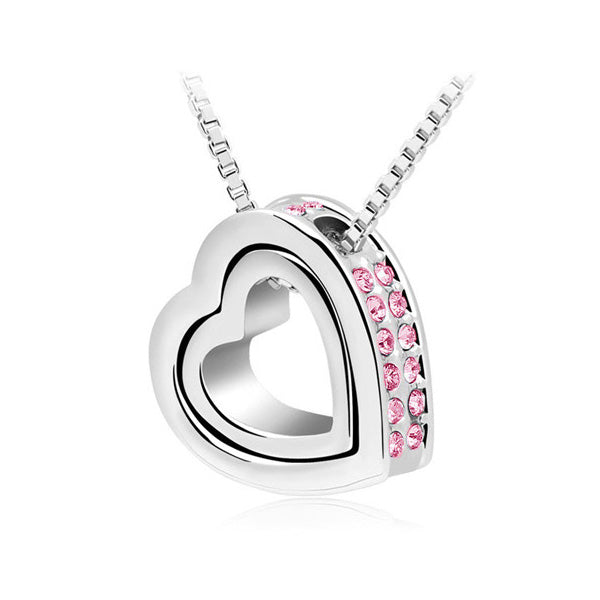 Double Layer Heart Necklace